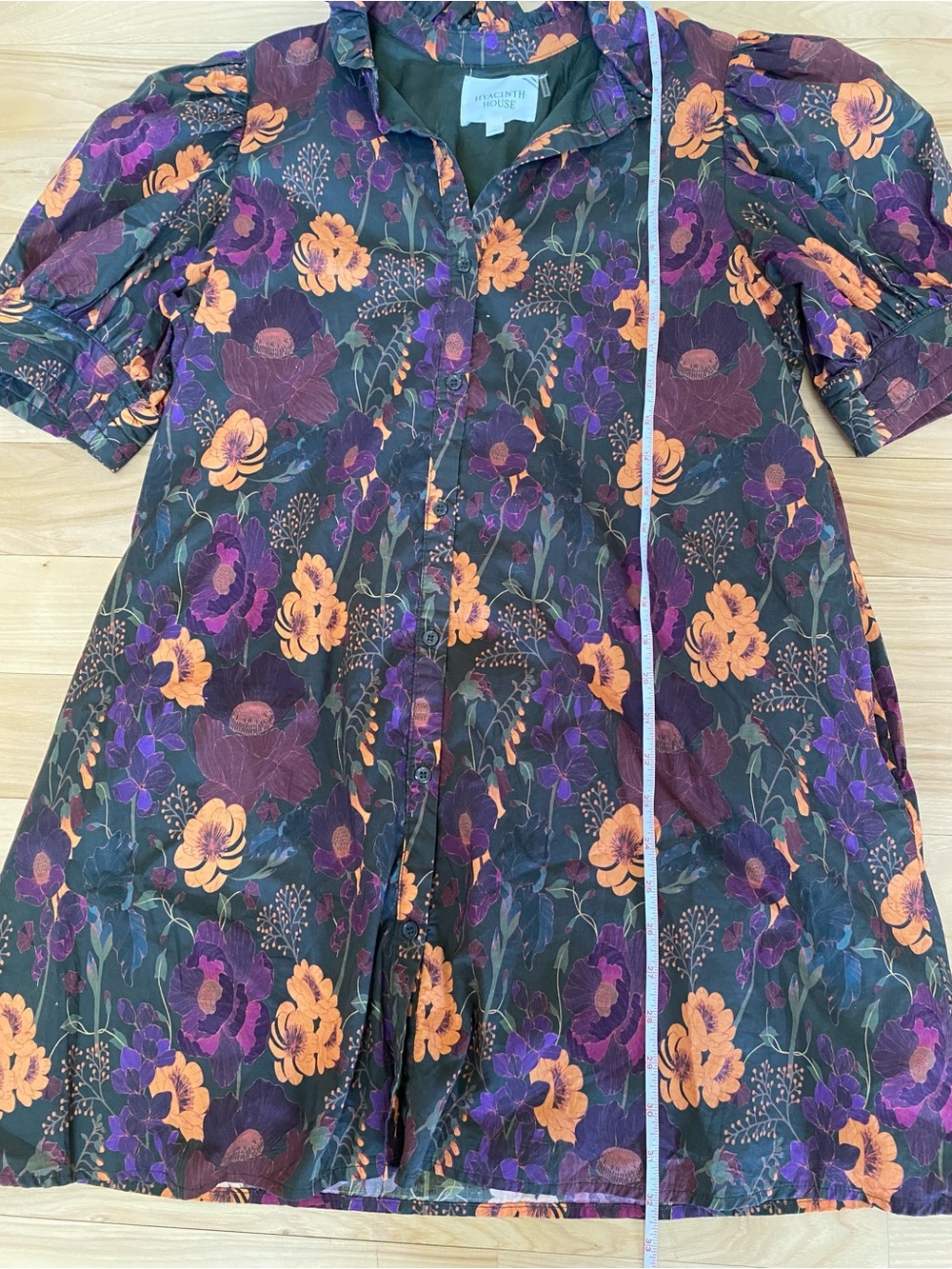 Hyacinth House Dress Spring Florals Cottagecore Spring Wedding Guest Dress Med - Picture 7 of 10